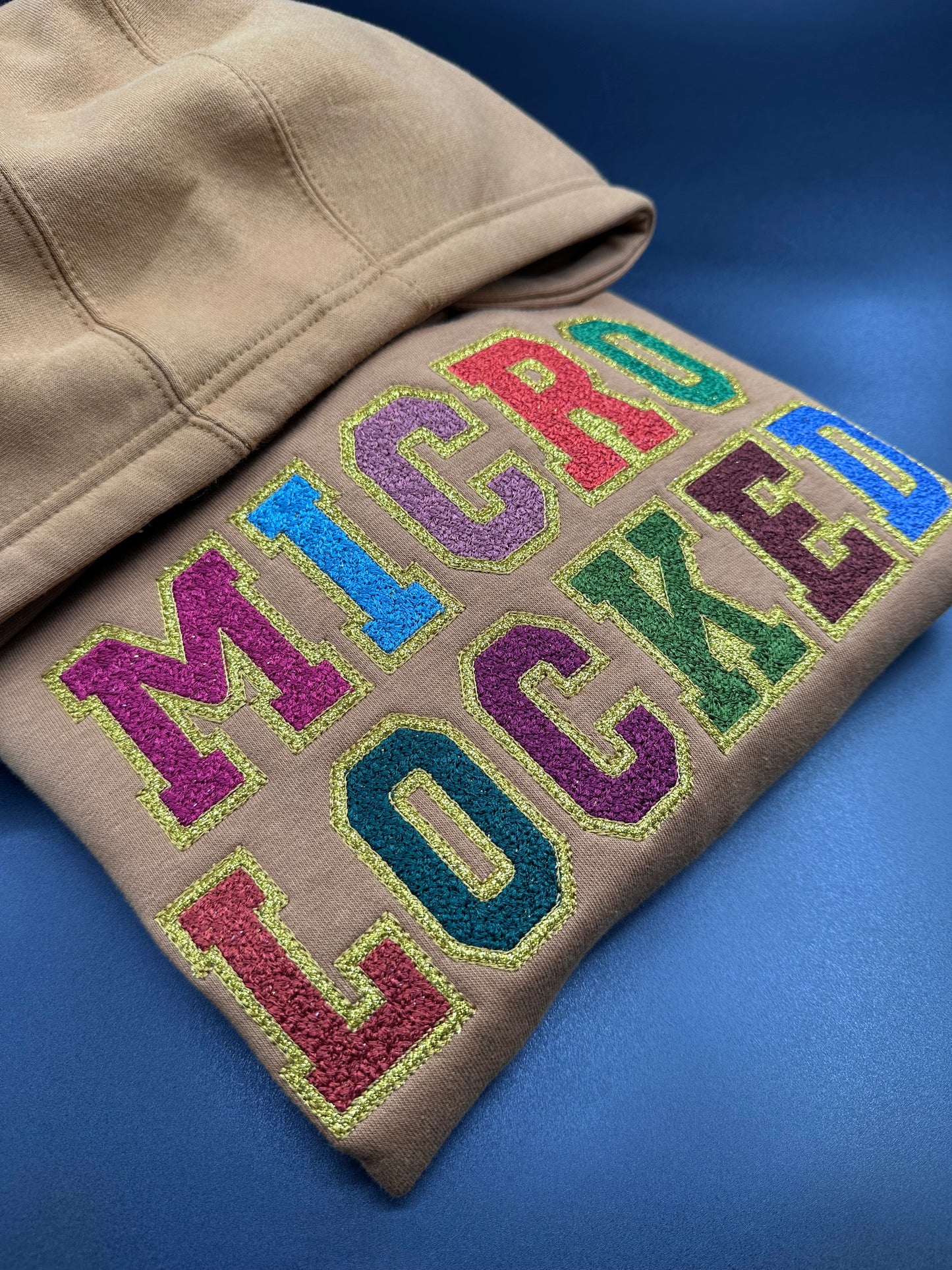 Microlocked Glitter Hoodie