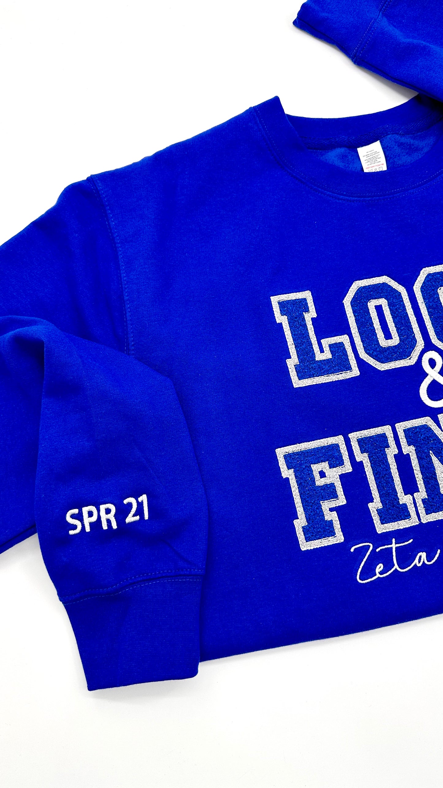 Fraternity/Sorority Glitter Sweatshirt
