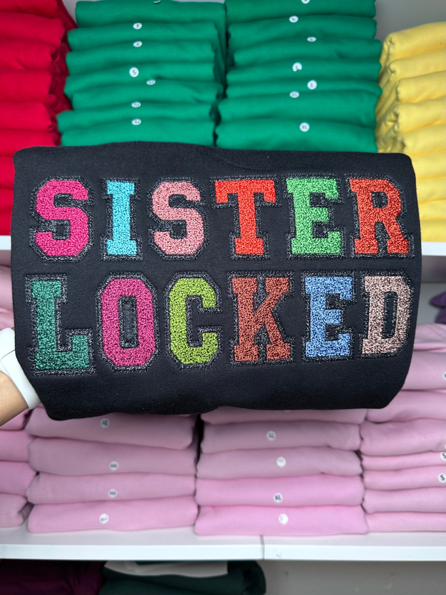 Sisterlocked Glitter Hoodie