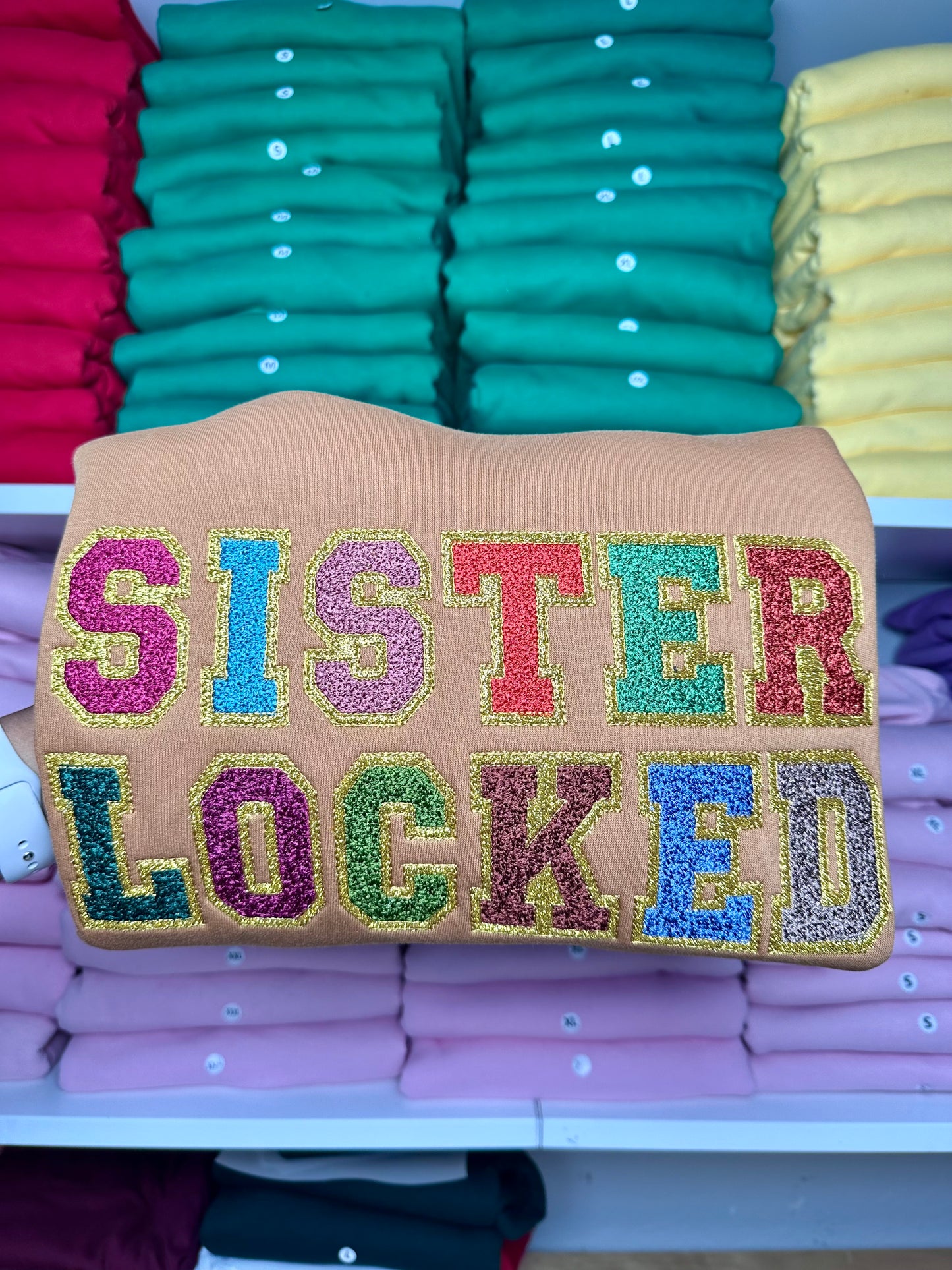 Sisterlocked Glitter Hoodie