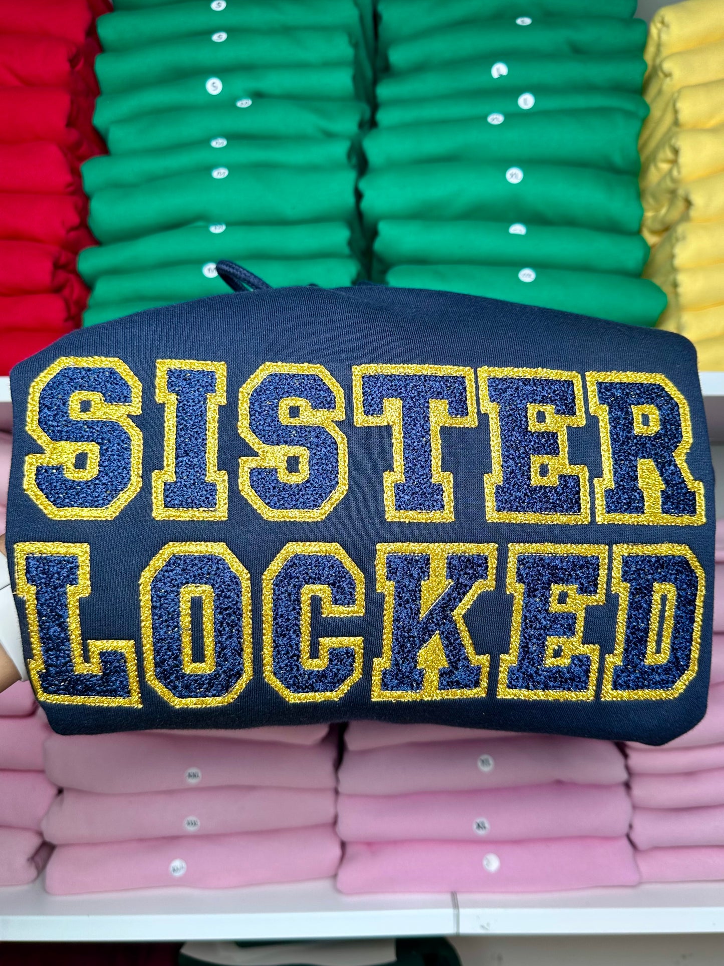Sisterlocked Glitter Hoodie