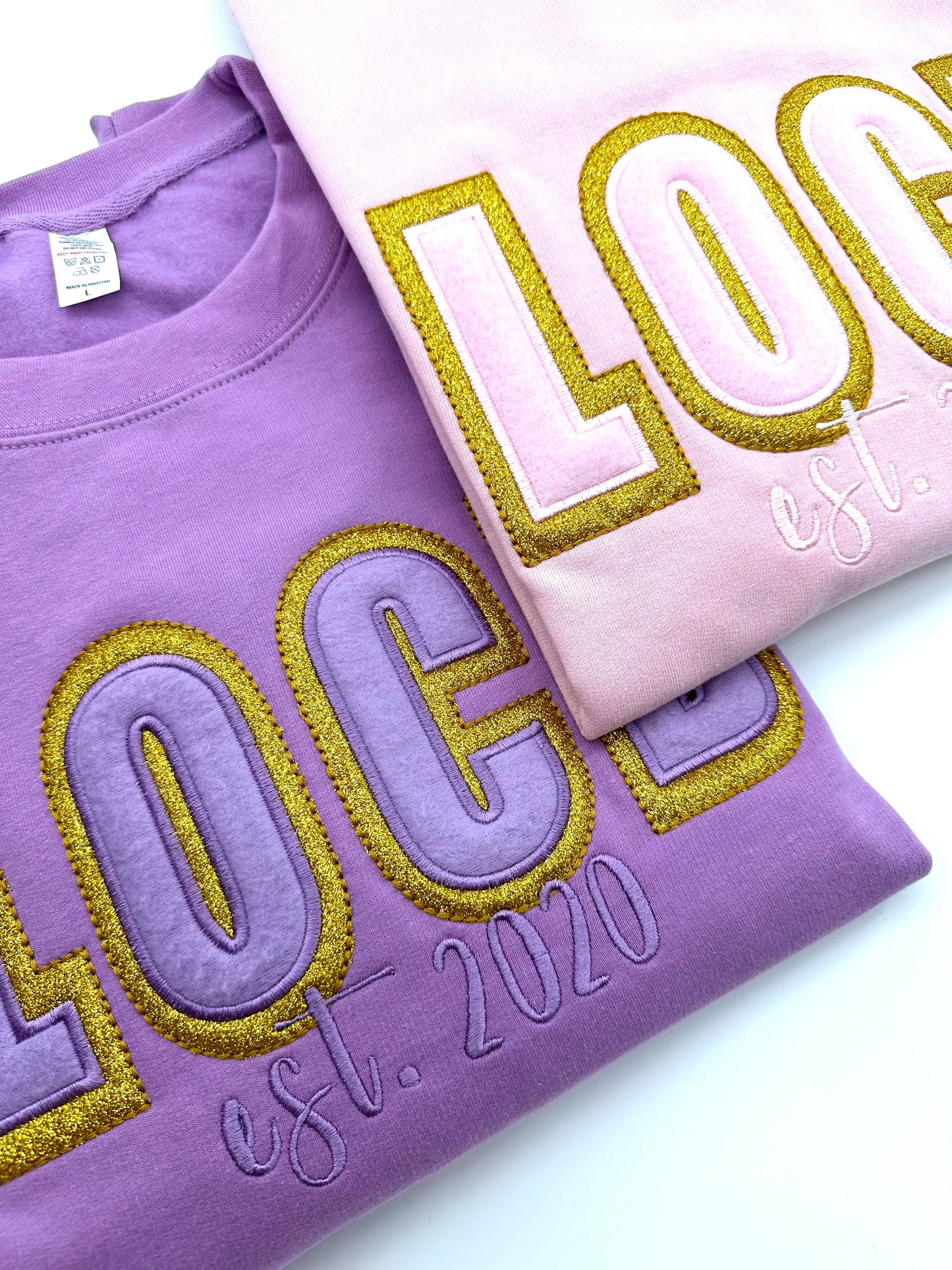 Glitter Locd EST Year Sweatshirt
