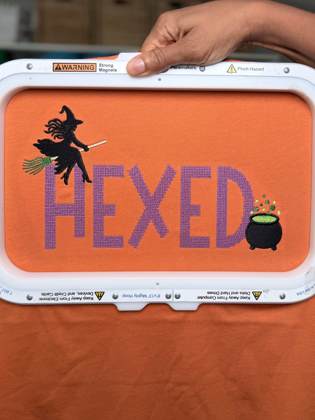 Hexed Cross Stitch Embroidery Design