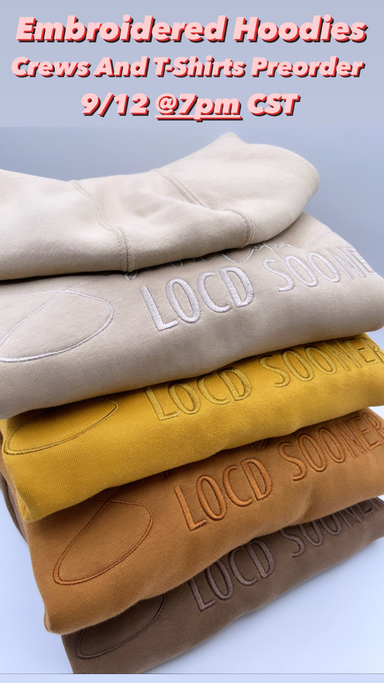 Shoulda Locd Sooner Embroidered Hoodie