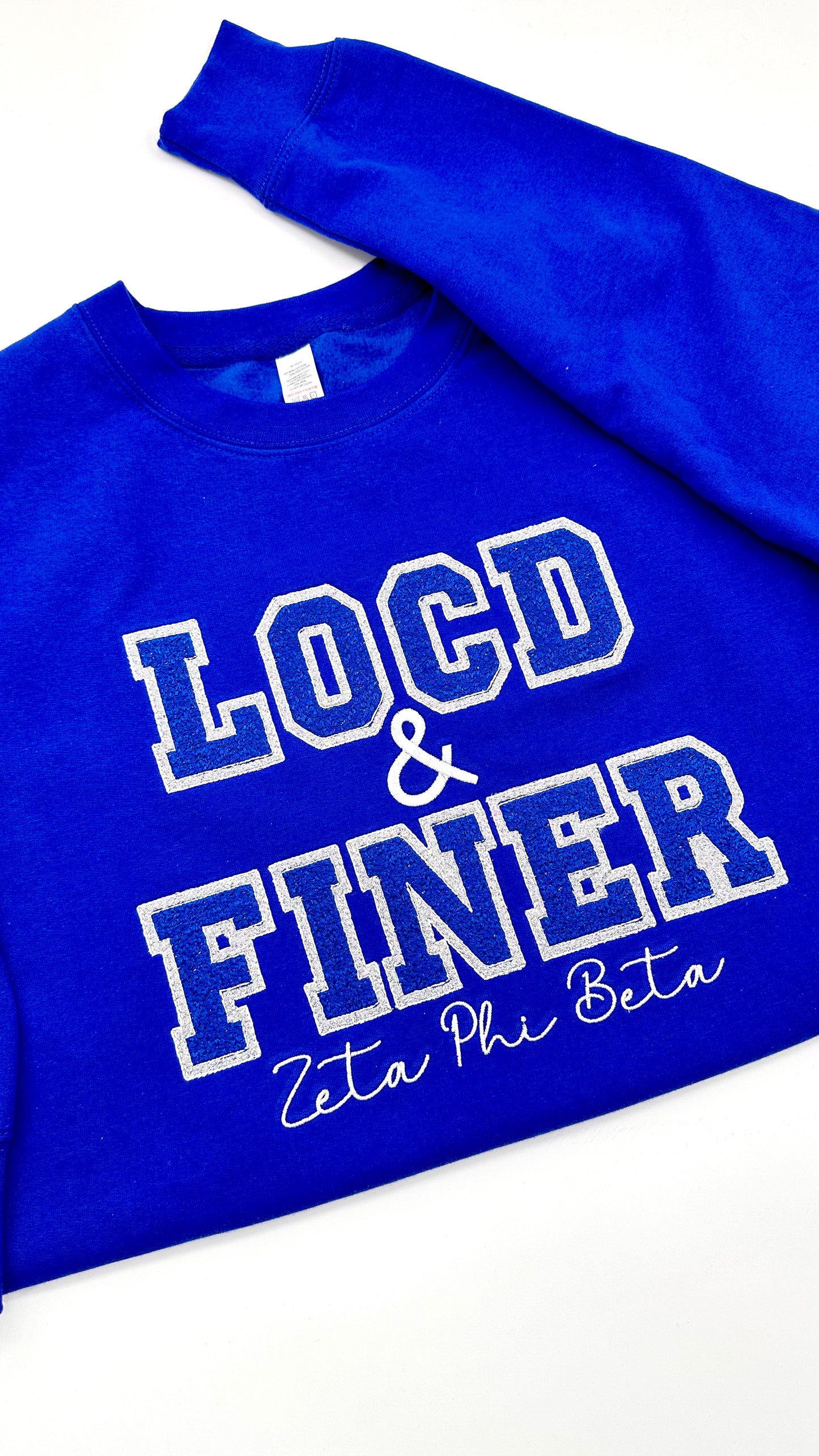 Fraternity/Sorority Glitter Sweatshirt
