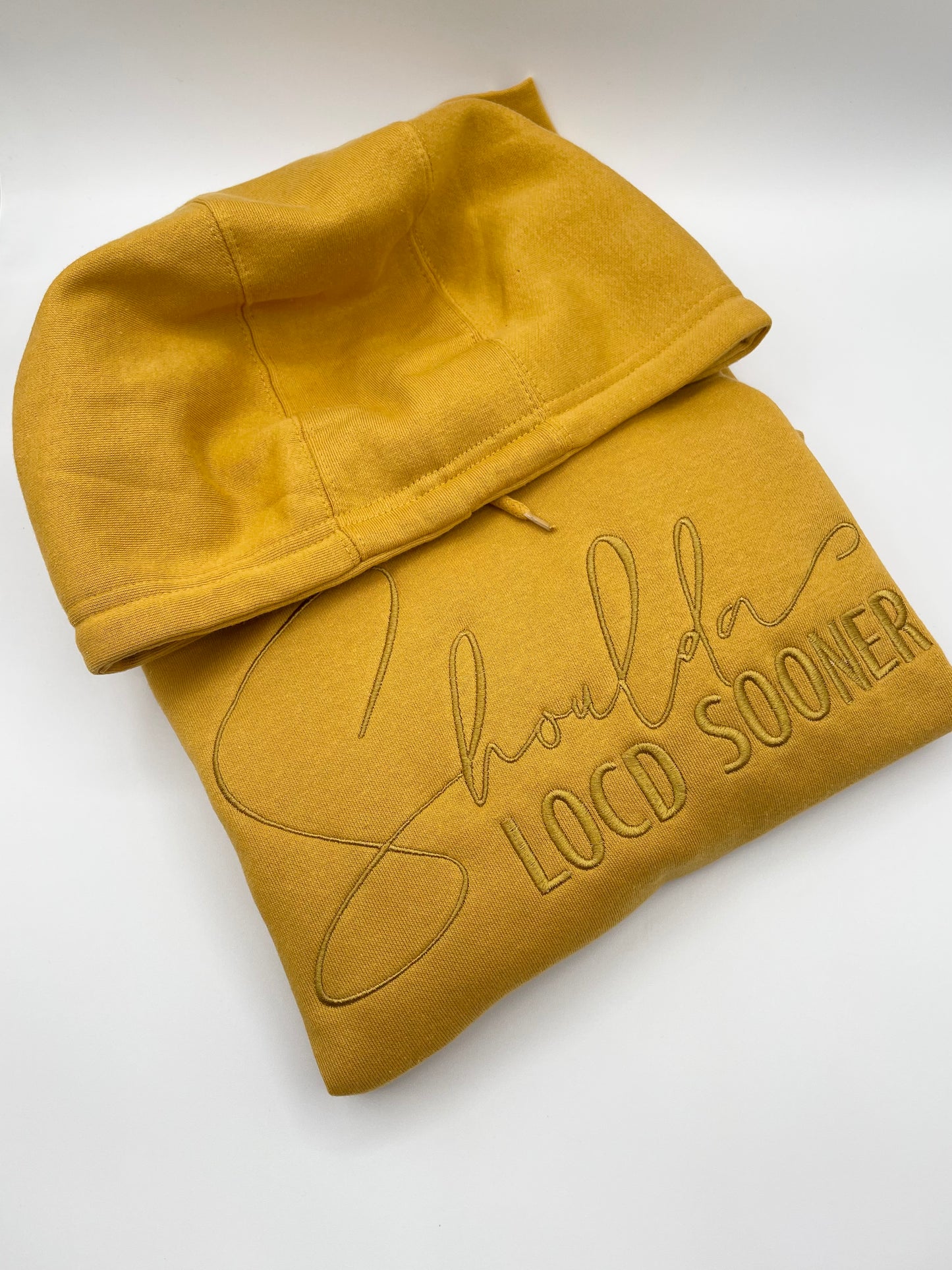 Shoulda Locd Sooner Embroidered Hoodie