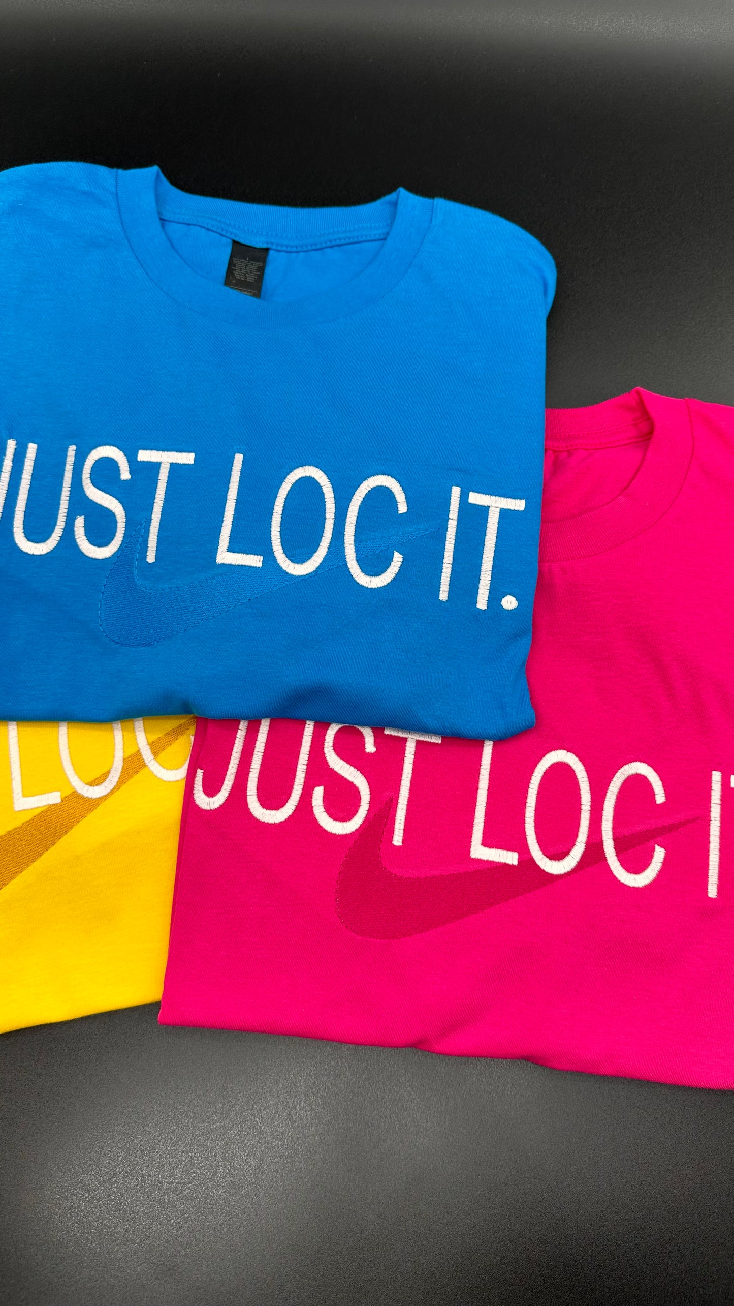 Just Loc It Embroidered T-shirt