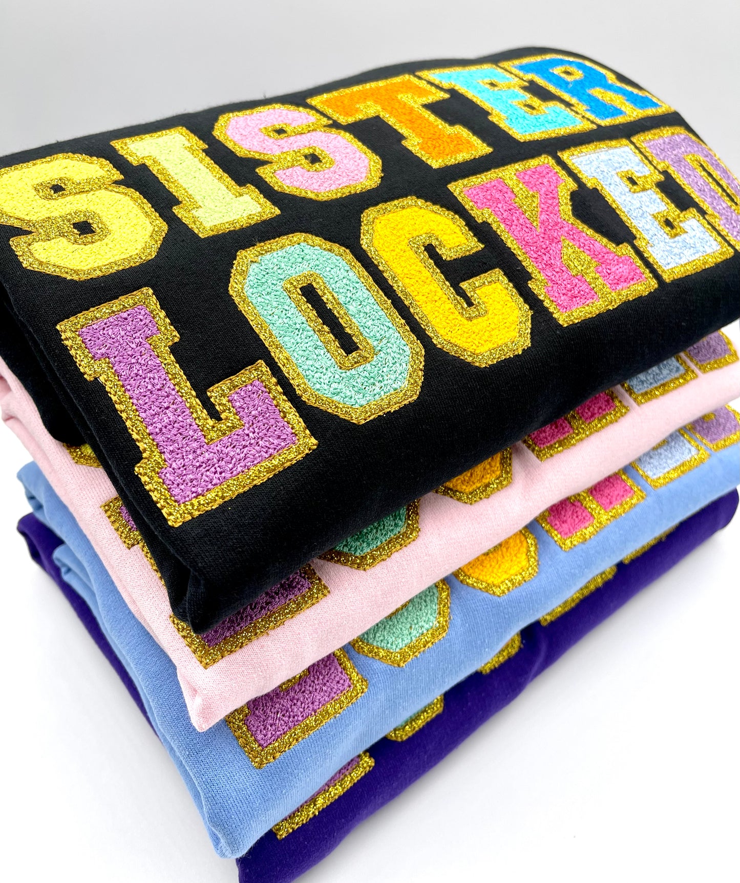 Sisterlocked Embroidered Crewneck