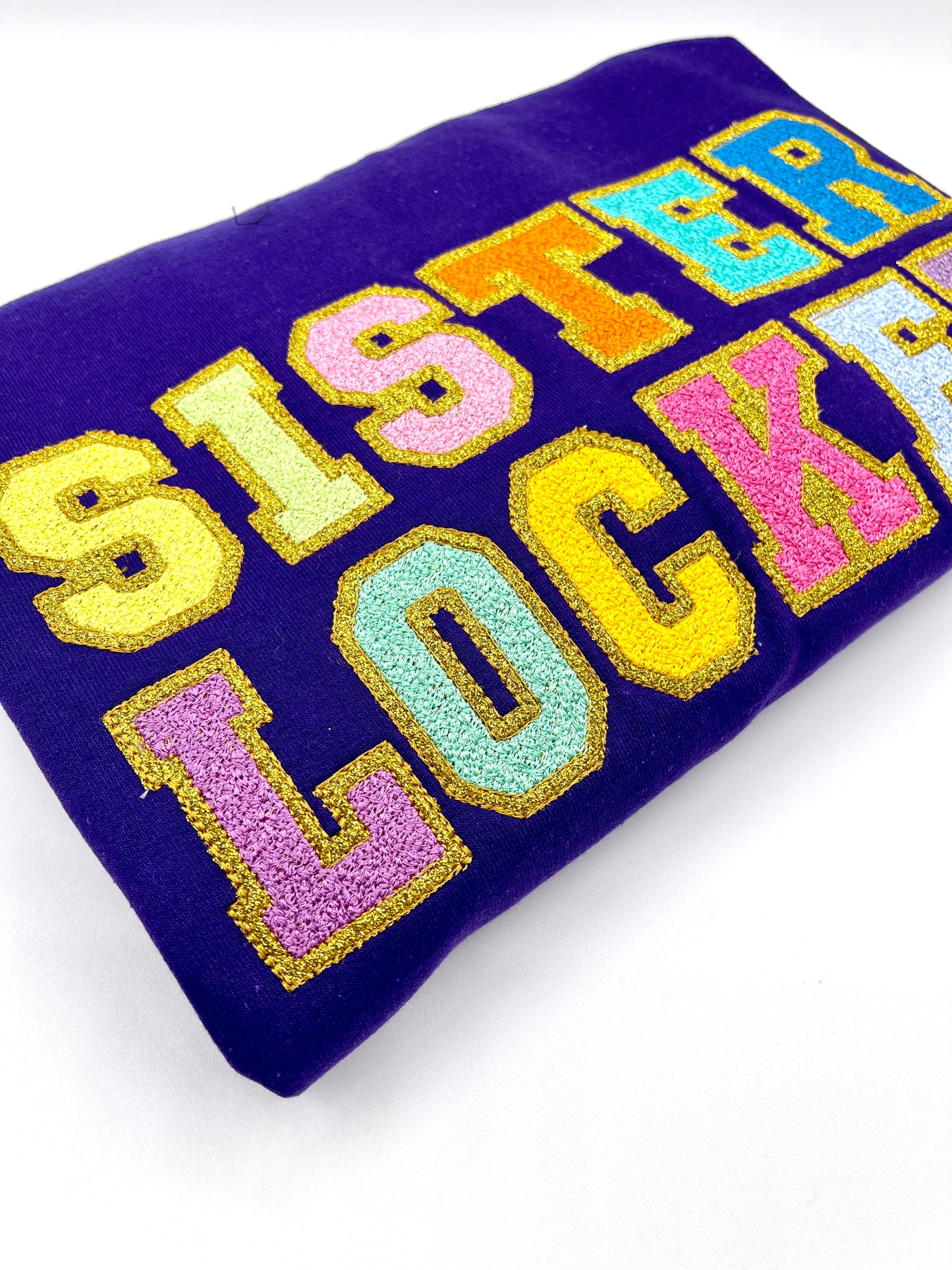Sisterlocked Embroidered Crewneck