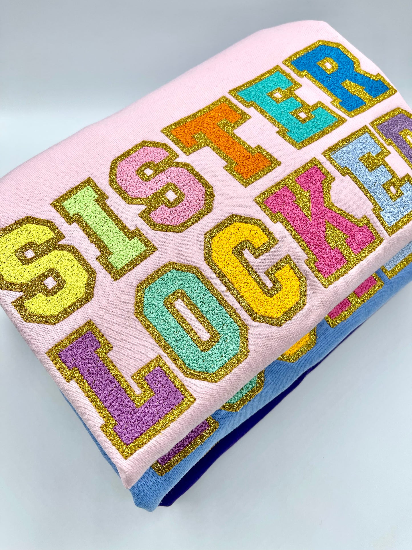 Sisterlocked Embroidered Crewneck
