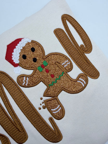 Oh Snap Satin Stitch Appliqué Gingerbread Embroidery Design