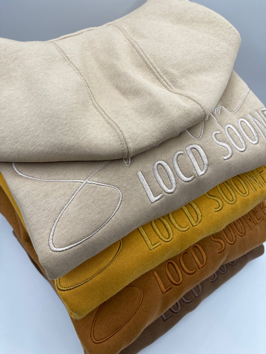 Shoulda Locd Sooner Embroidered Hoodie