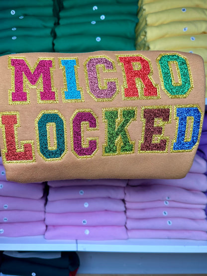 Microlocked Glitter Hoodie