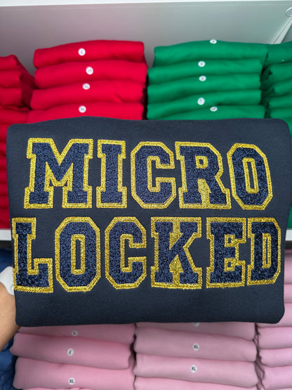 Microlocked Glitter Hoodie