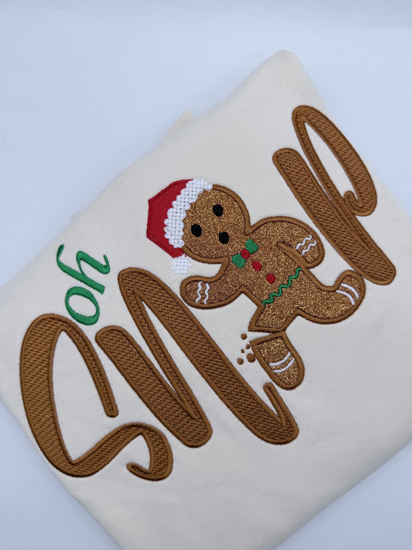 Oh Snap Satin Stitch Appliqué Gingerbread Embroidery Design