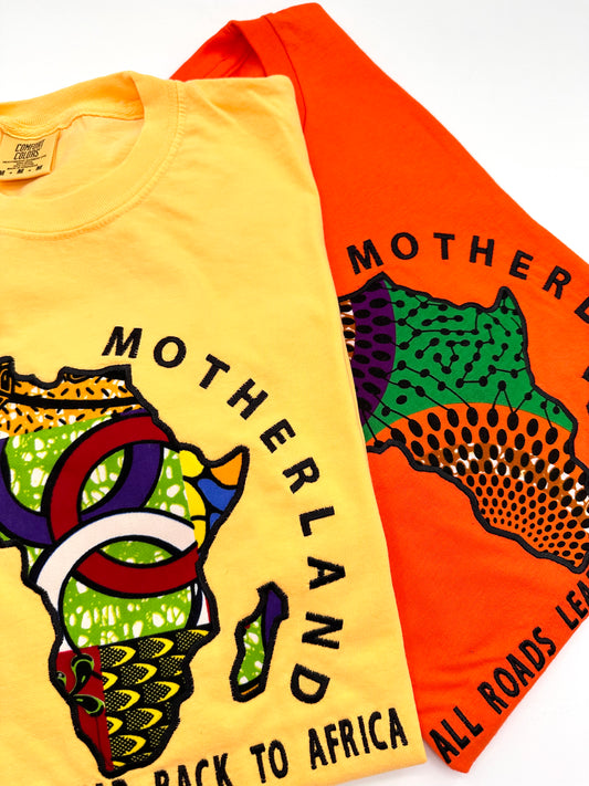 Africa Motherland Embroidered T-Shirt