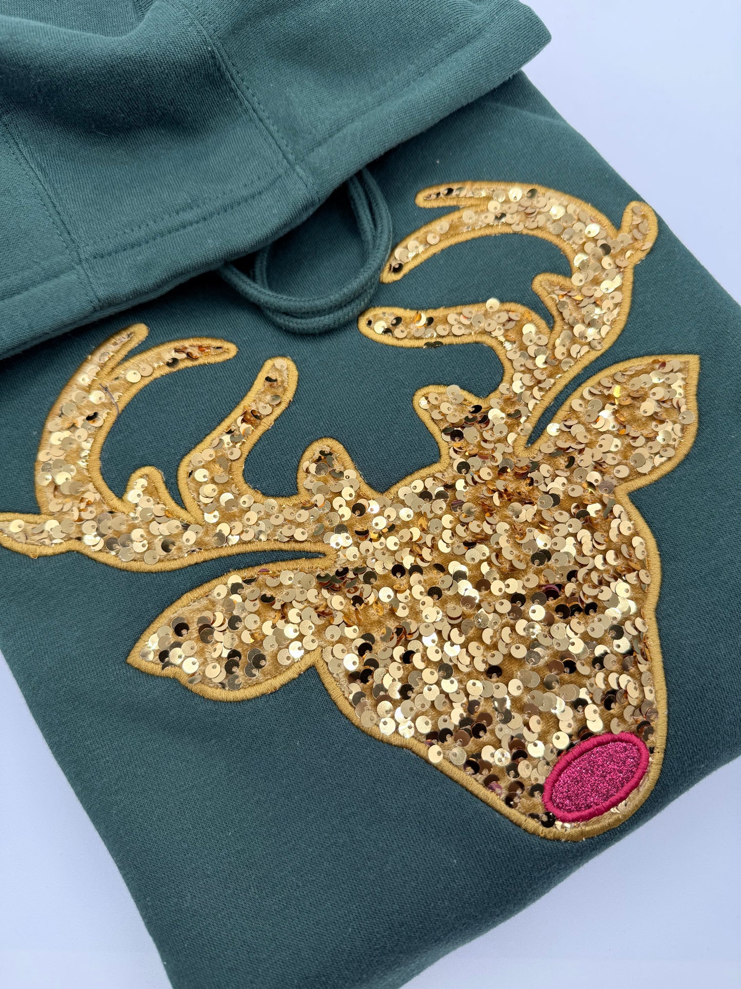 Reindeer Games Sequin Embroidery Design