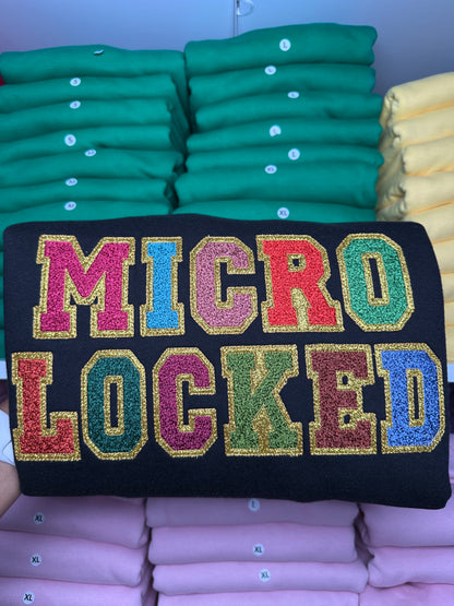Microlocked Glitter Hoodie