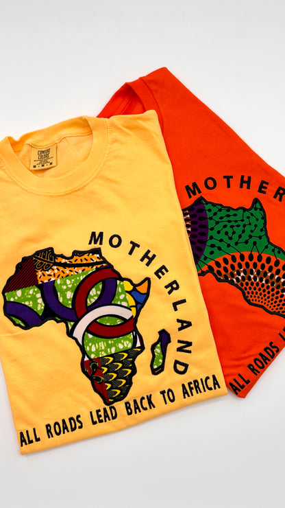 Africa Motherland Embroidered T-Shirt