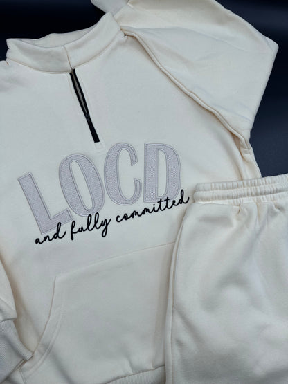 Locd and Fully Committed Quarter Zip Set