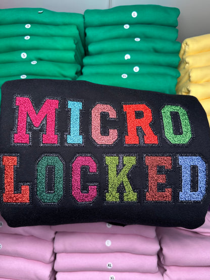 Microlocked Glitter Hoodie
