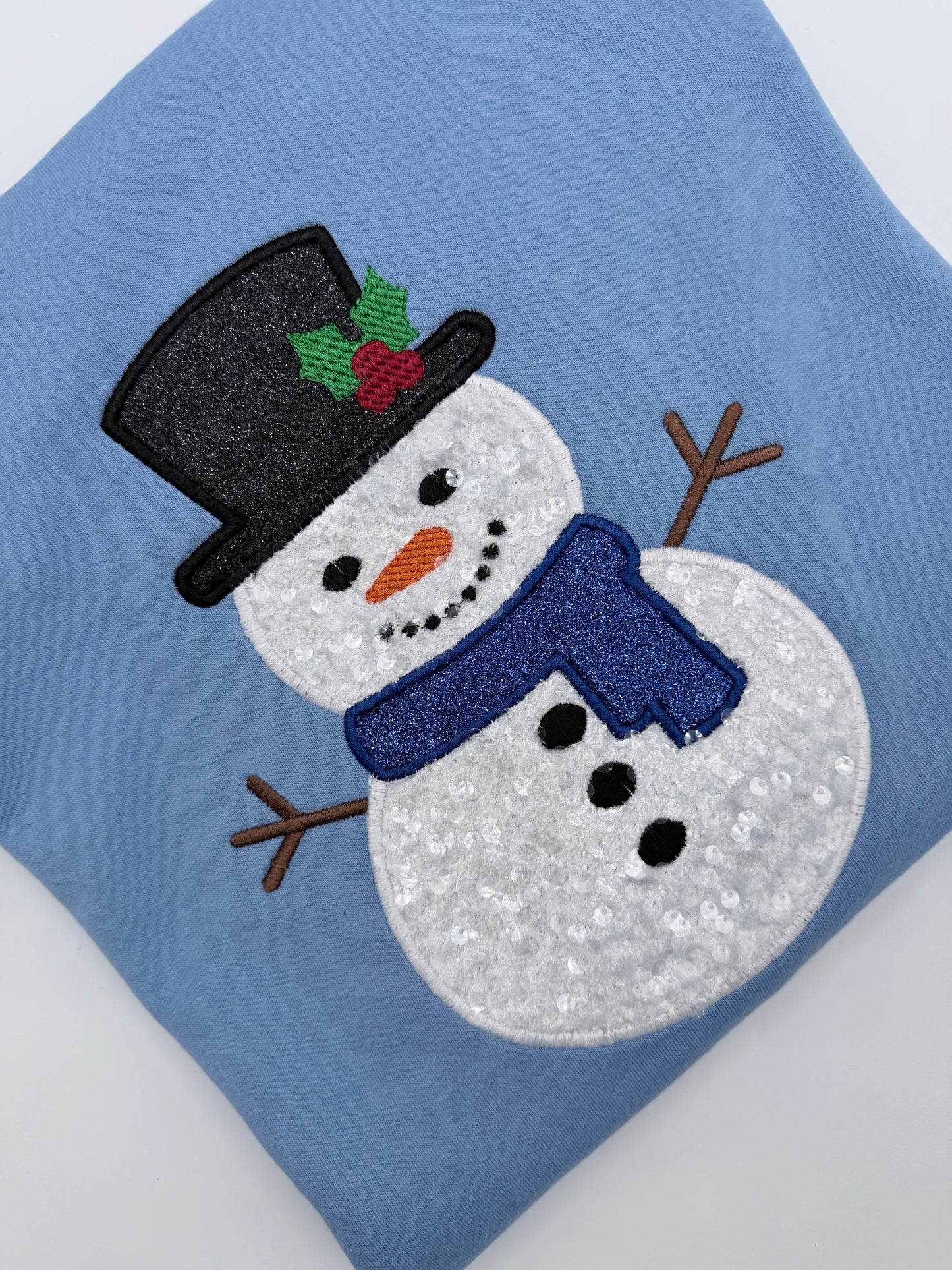 Frosty Sequin Appliqué Embroidery Design