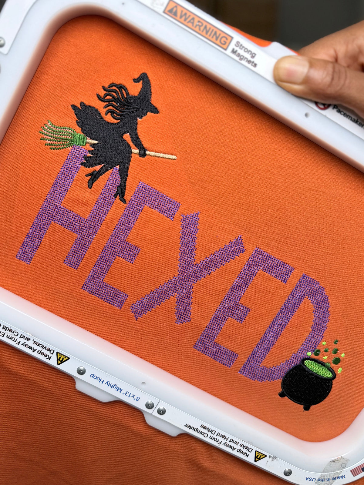Hexed Cross Stitch Embroidery Design
