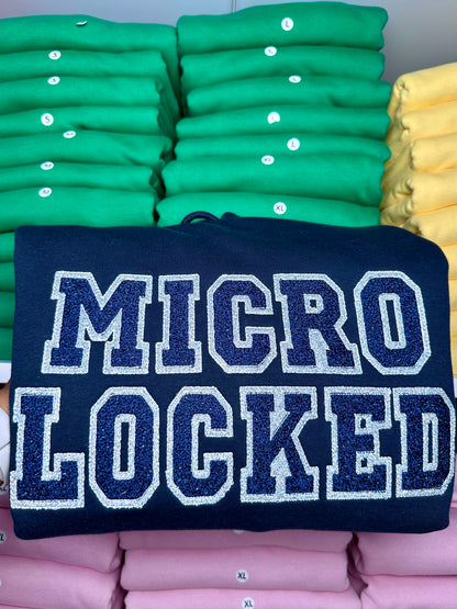 Microlocked Glitter Hoodie