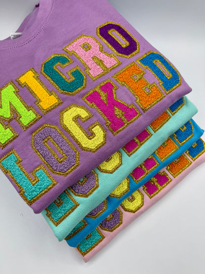 Microlocd & Sisterlocked Embroidered Crewneck Sweatshirt