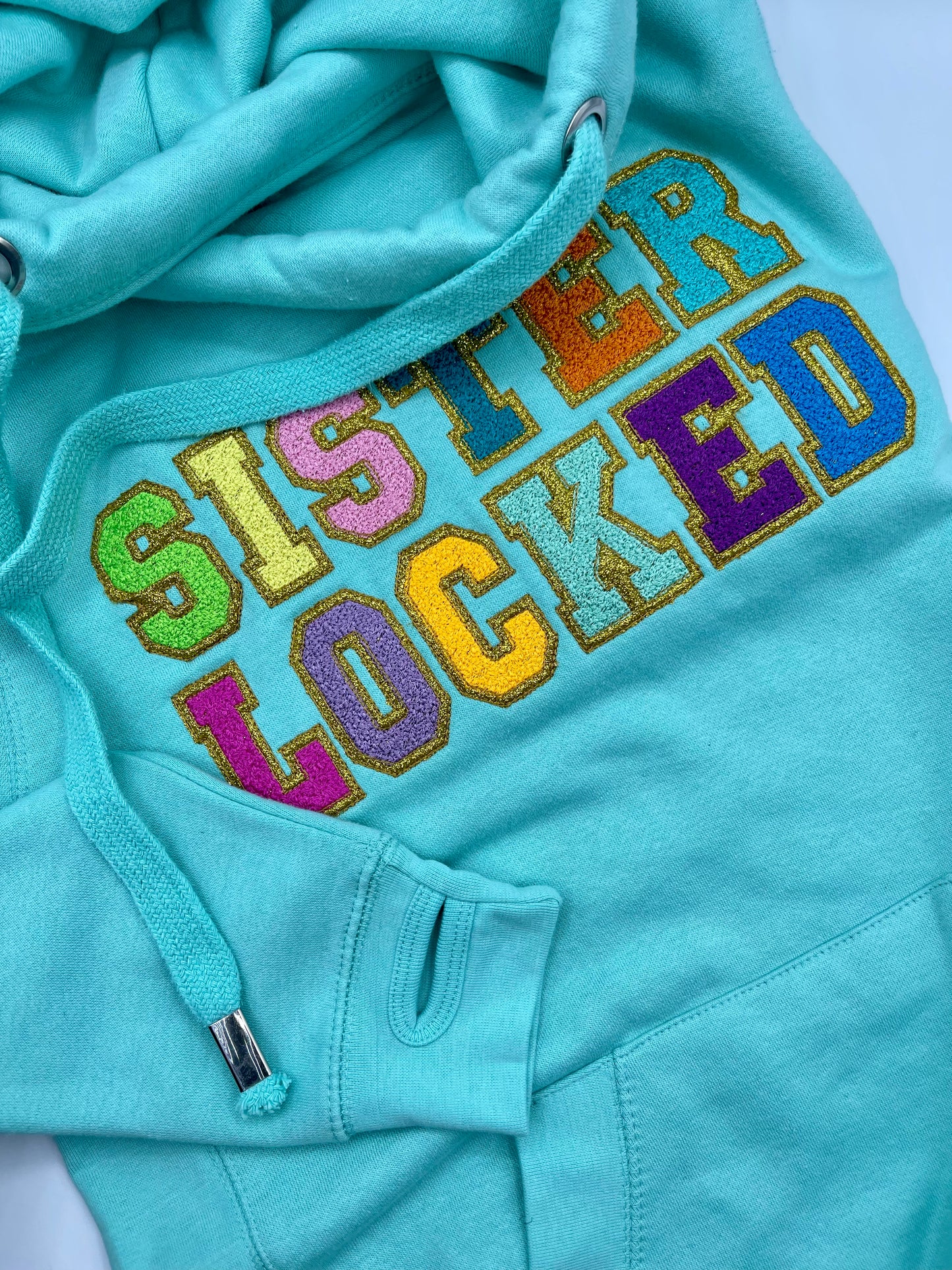 Microlocked & Sisterlocd Embroidered Hoodie Heavy Weight