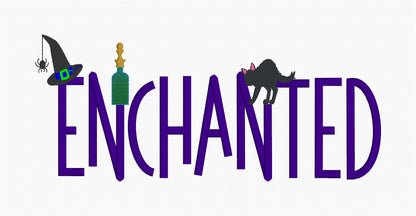 Enchanted Satin Stitch Embroidery Design