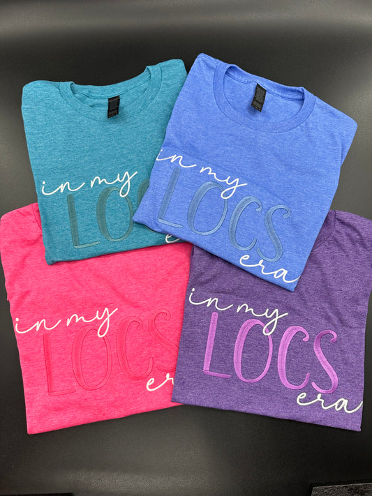 In My Locs Era Embroidered T-shirt