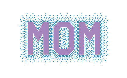 Mom Fill Stitch Embroidery Design