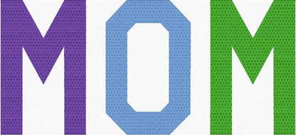 Mom Fill Stitch Embroidery Design
