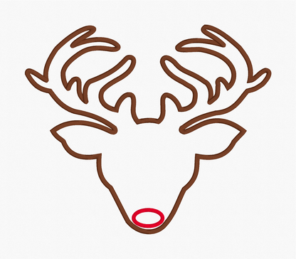 Reindeer Games Sequin Embroidery Design