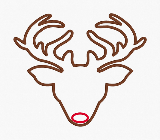 Reindeer Games Sequin Embroidery Design