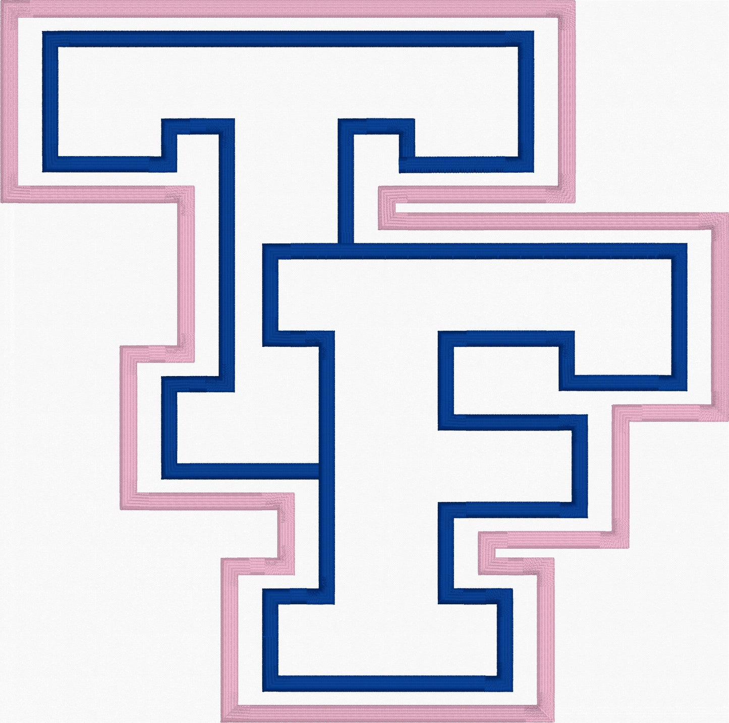 Digitizing: Double Appliqué Sequined Design (Custom)