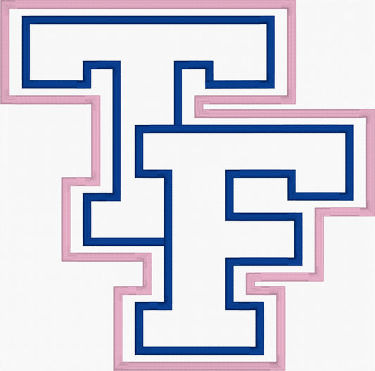 Digitizing: Double Appliqué Sequined Design (Custom)