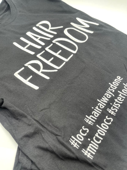 Hair Freedom Embroidered T-shirt