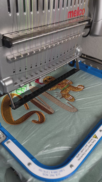 Oh Snap Gingerbread Embroidery Design