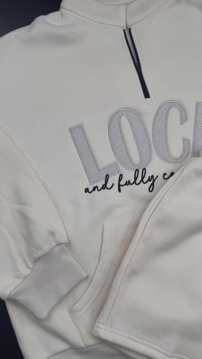 Locd and Fully Committed Quarter Zip Set