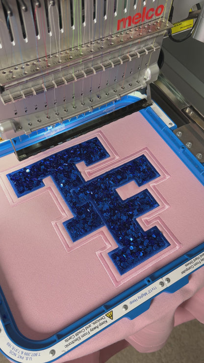 Digitizing: Double Appliqué Sequined Design (Custom)
