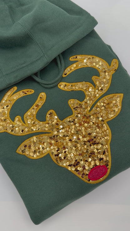 Reindeer Games Sequin Embroidery Design