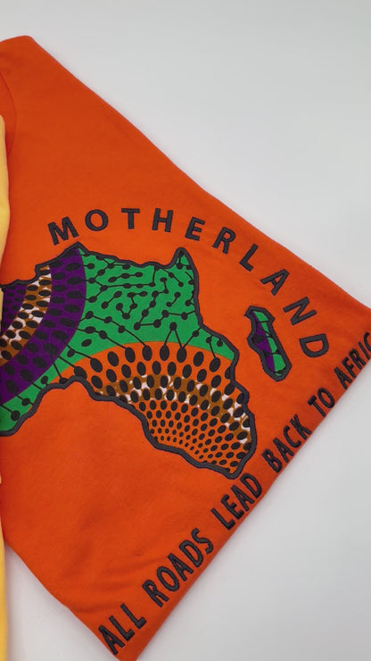 Africa Motherland Embroidered T-Shirt