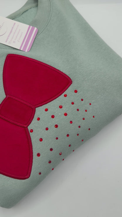 Shoulder Bow Appliqué Embroidery Design