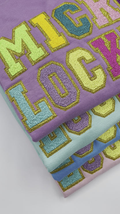 Microlocd & Sisterlocked Embroidered Crewneck Sweatshirt
