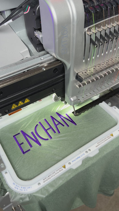 Enchanted Satin Stitch Embroidery Design