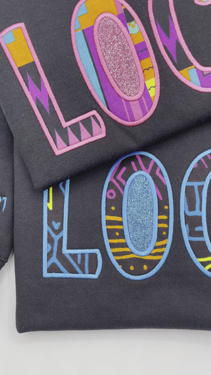 Ankara Loc'd Crewneck in Black