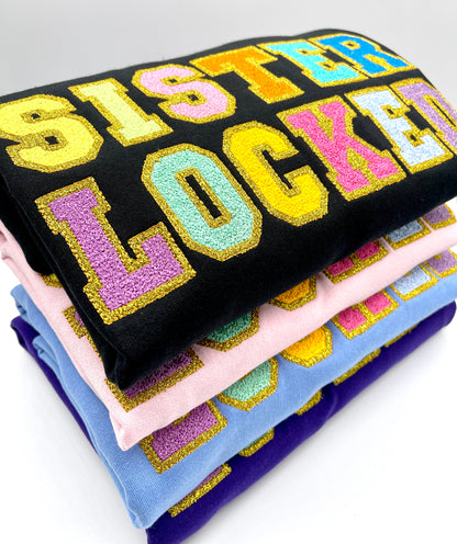 Sisterlocked Embroidered Crewneck